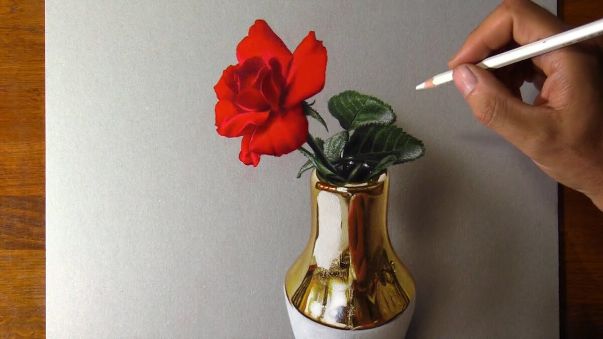 NextImg:Drawing a Red Rose: So Lifelike You Can Smell It | Marcello Barenghi