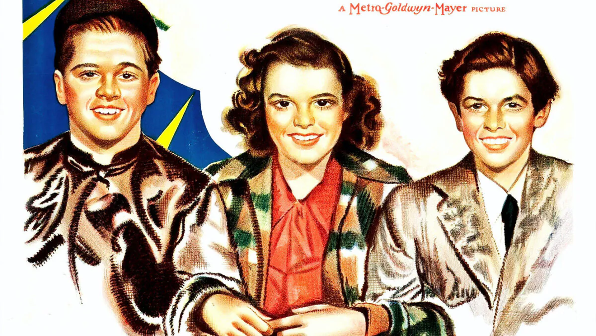 Cropped poster for the 1937 film "Thoroughbreds Don't Cry." (Public Domain)