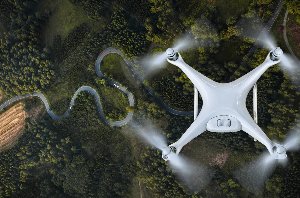If you need to get an up-close look at a far-away object, a drone is the solution.(Rocksweeper/Shutterstock)