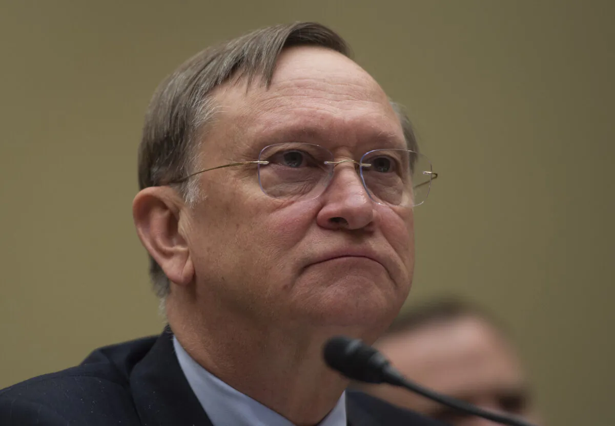 Robert Kadlec, assistant secretary for preparedness and response at the U.S. Department of Health & Human Services (HHS), looks on during a House Oversight and Reform Committee hearing concerning government preparedness and response to the coronavirus, in the Rayburn House Office Building on Capitol Hill in Washington on March 11, 2020. (Andrew Caballero-Reynolds/AFP via Getty Images)