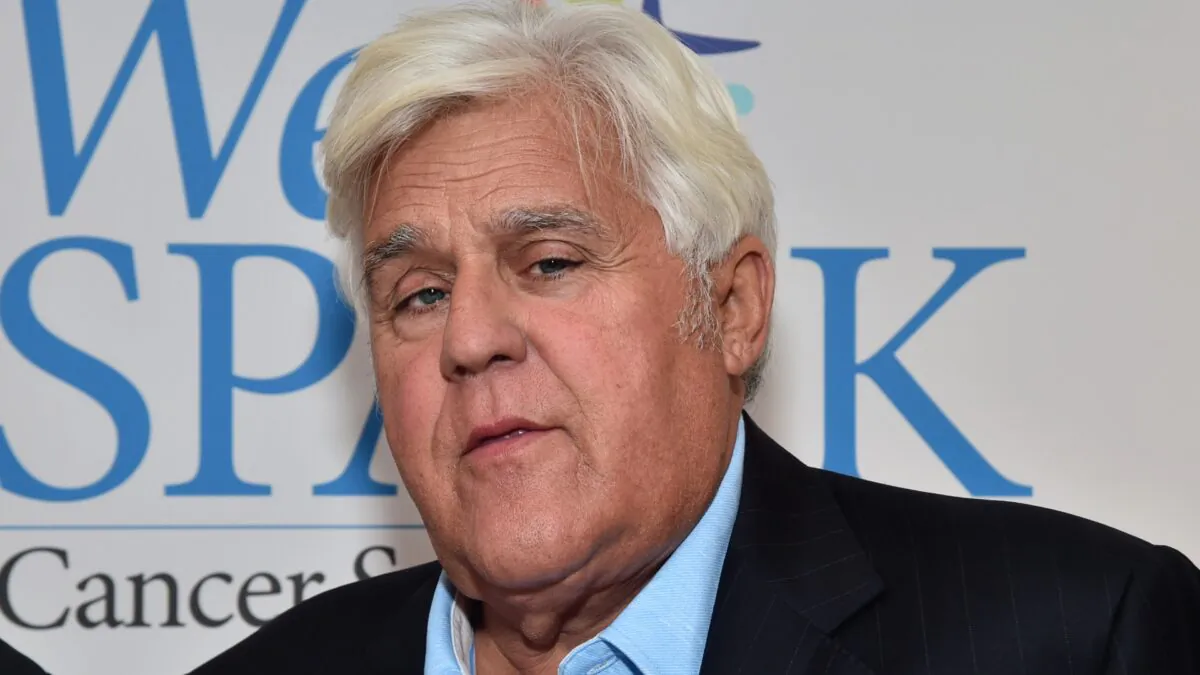 Jay Leno attends "May Contain Nuts! A Night Of Comedy" Benefiting WeSPARK Cancer Support Center at Skirball Cultural Center in Los Angeles on Oct. 25, 2022. (Alberto E. Rodriguez/Getty Images)
