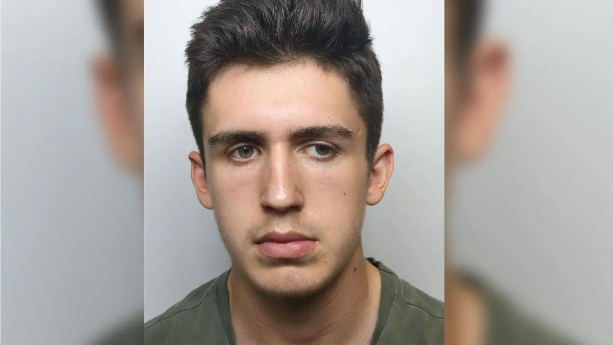 An undated image of Daniel Harris, who was convicted of encouraging terrorism and was jailed at Manchester Crown Court in England on Jan. 27, 2023. (Derbyshire Police)