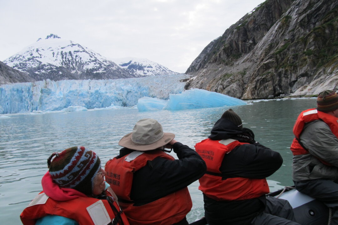 Glacier viewing from an UnCruise Adventure in Alaska 2012. (Andy Yemma)