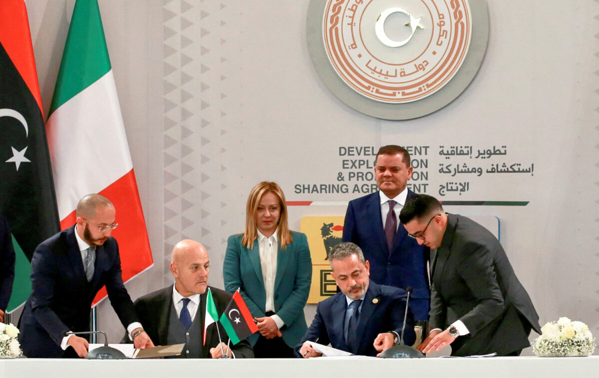 NextImg:Italy, Libya Sign $8 Billion Gas Deal as Prime Minister Meloni Visits Tripoli