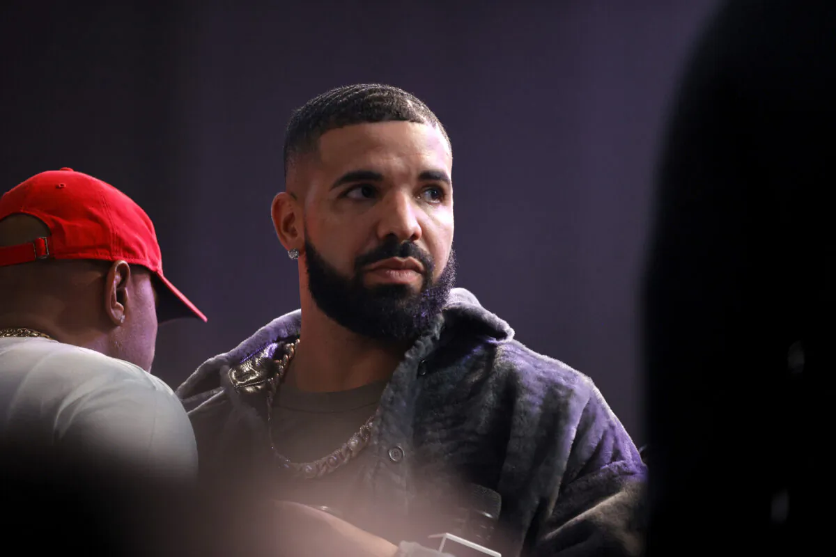Drake attends Drake's Till Death Do Us Part rap battle in Long Beach, Calif., on Oct. 30, 2021. (Amy Sussman/Getty Images)