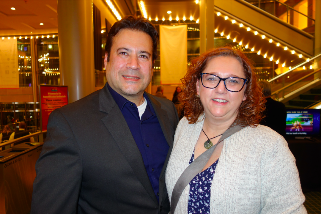 Robert and Kristen Wilson attended Shen Yun Performing Arts at the Aronoff Center for the Arts, on Jan. 28, 2023. (Michael Huang/The Epoch Times)