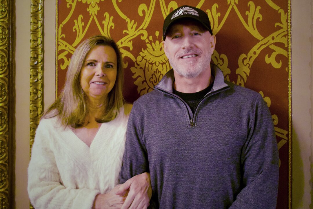 Chris Vallas and his wife attended Shen Yun Performing Arts at the Providence Performing Arts Center on Jan. 29 (Erin Fang/The Epoch Times)