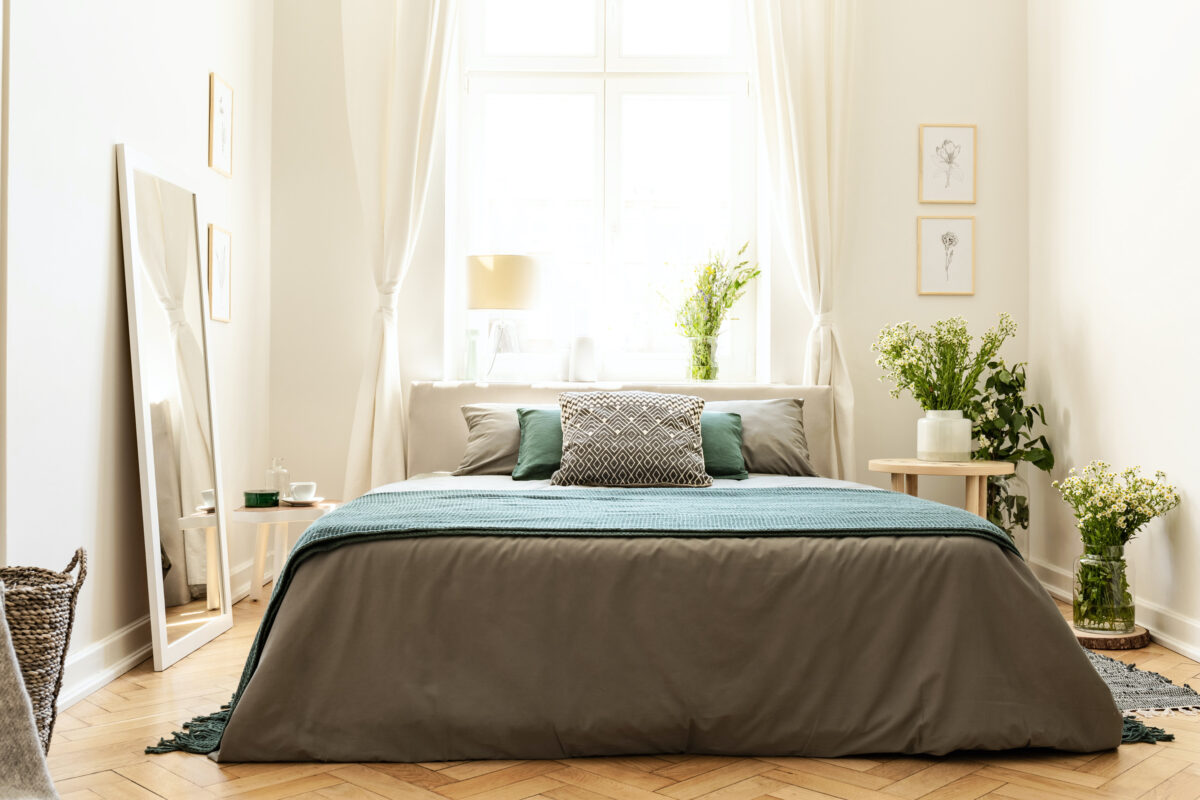 While boring interiors are certainly not in this year, Float Studio co-founder Brad Sherman said neutral tones will be a big bedroom design trend in 2023. (Katarzyna Bialasiewicz/Dreamstime/TNS)
