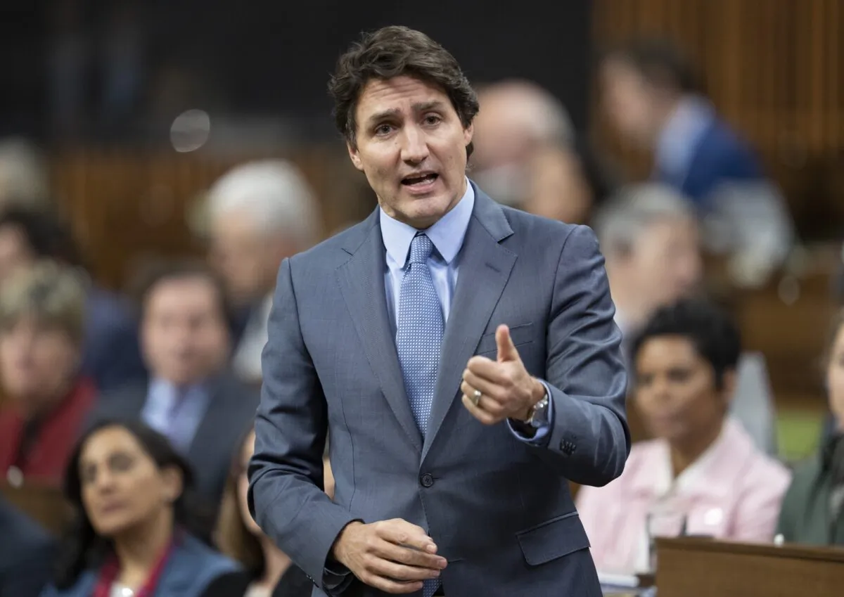 Prime Minister Justin Trudeau responds to a question during Question Period, January 30, 2023 in Ottawa. (Adrian Wyld/The Canadian Press)