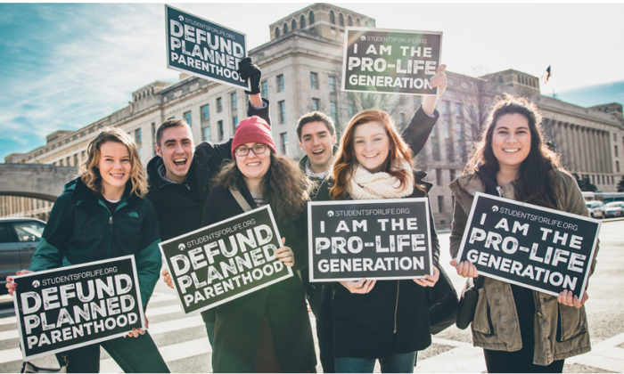 Students For Life of America, which represent prolife college students,  is conducting an on-going study of Christian colleges with ties to Planned Parenthood (Courtesy of Students For Life of America SFLA)