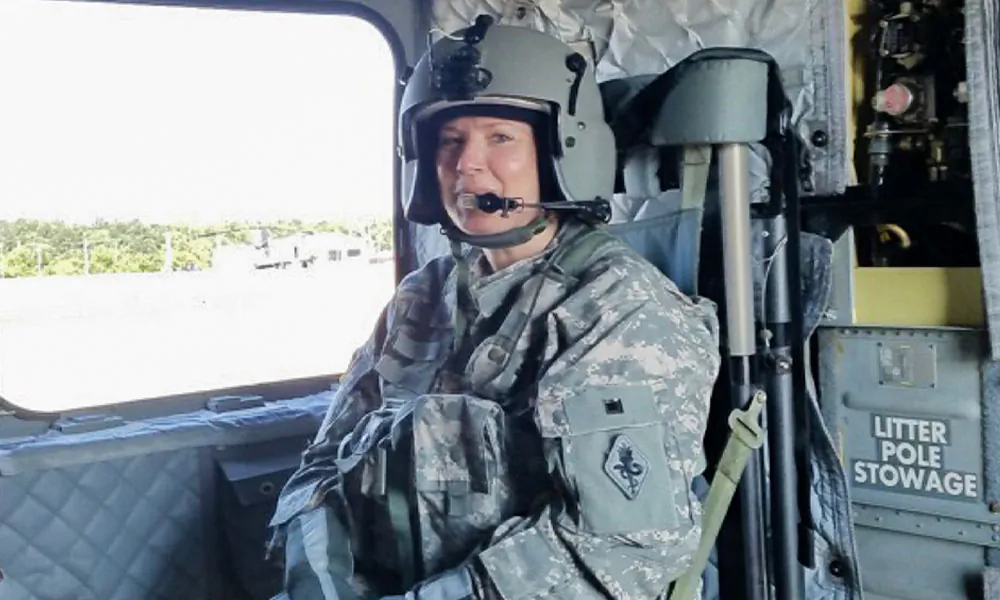 LTC Theresa M Long’s promotion, Ft Rucker, AL. Photo taken by Michael Luna. (Courtesy of Theresa Long)
