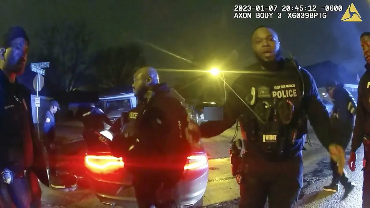 The city of Memphis released video of the violent encounter between police and motorist Tyre Nichols in Memphis, Tennessee, on Jan. 7, 2023. (AP)