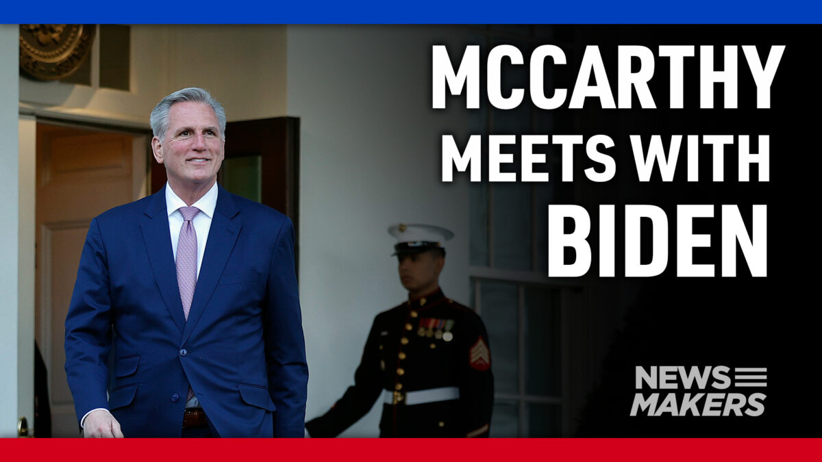 NextImg:LIVE 7 PM ET: Newsmakers (Feb. 1): House Speaker Kevin McCarthy Meets With President Biden