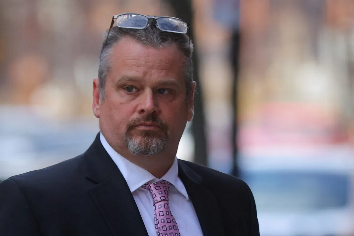 Randall Crater, the founder of the defunct cryptocurrency business My Big Coin, arrives at the federal courthouse to be sentenced, after he was found guilty of committing wire fraud and making unlawful monetary transactions, in Boston on Jan. 31, 2023. (Brian Snyder/Reuters)