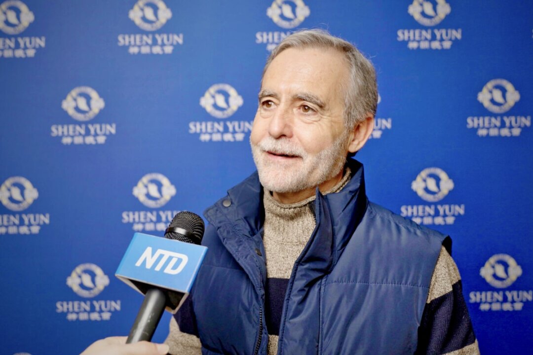 Jorge Mota Iglesias enjoyed Shen Yun Performing Arts at the Auditorio Kursaa in San Sebastian, Spain, on Jan. 31, 2023. (NTD)