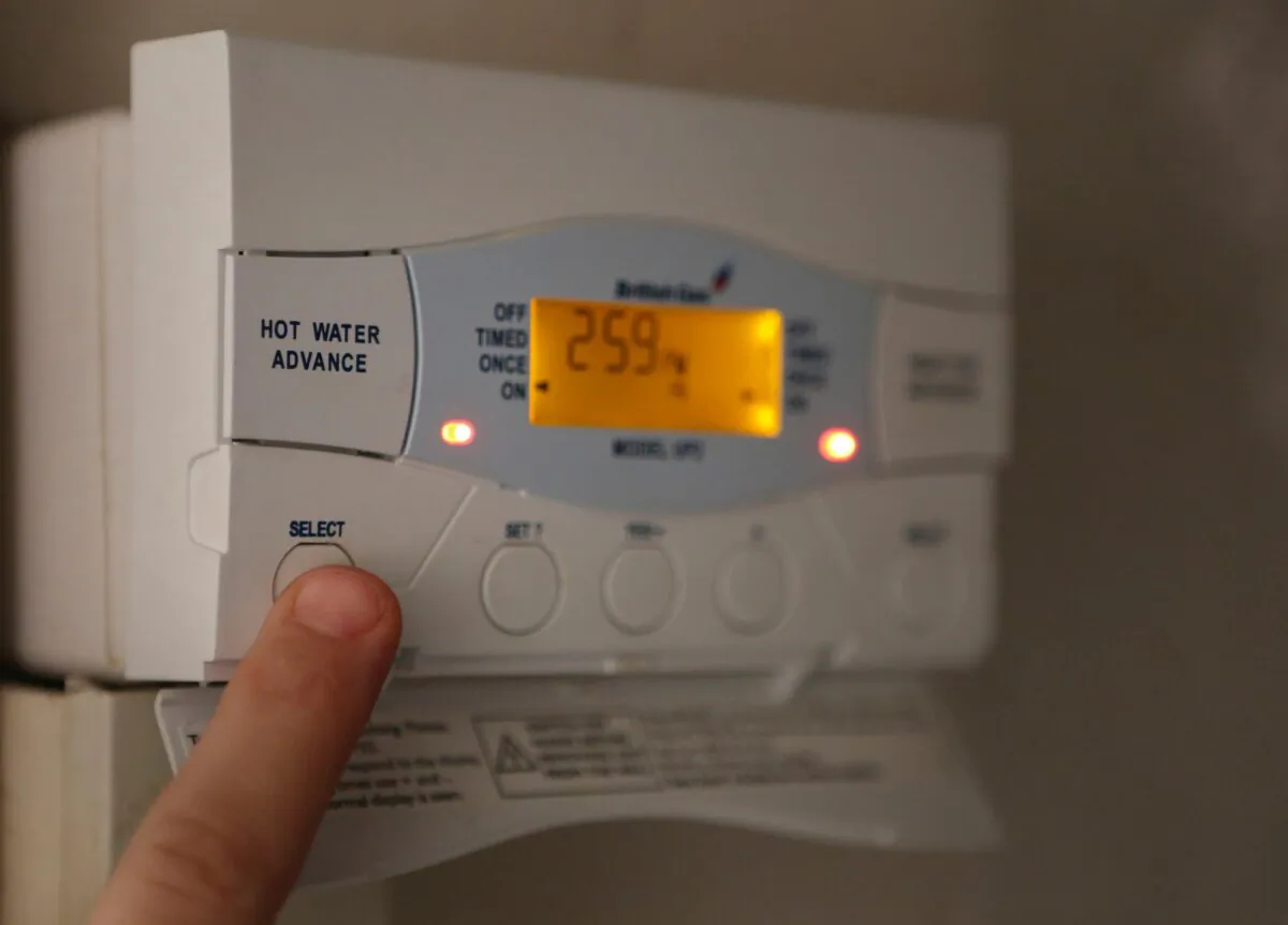 Undated file photo of a British Gas boiler controller. (Philip Toscano/PA Media)
