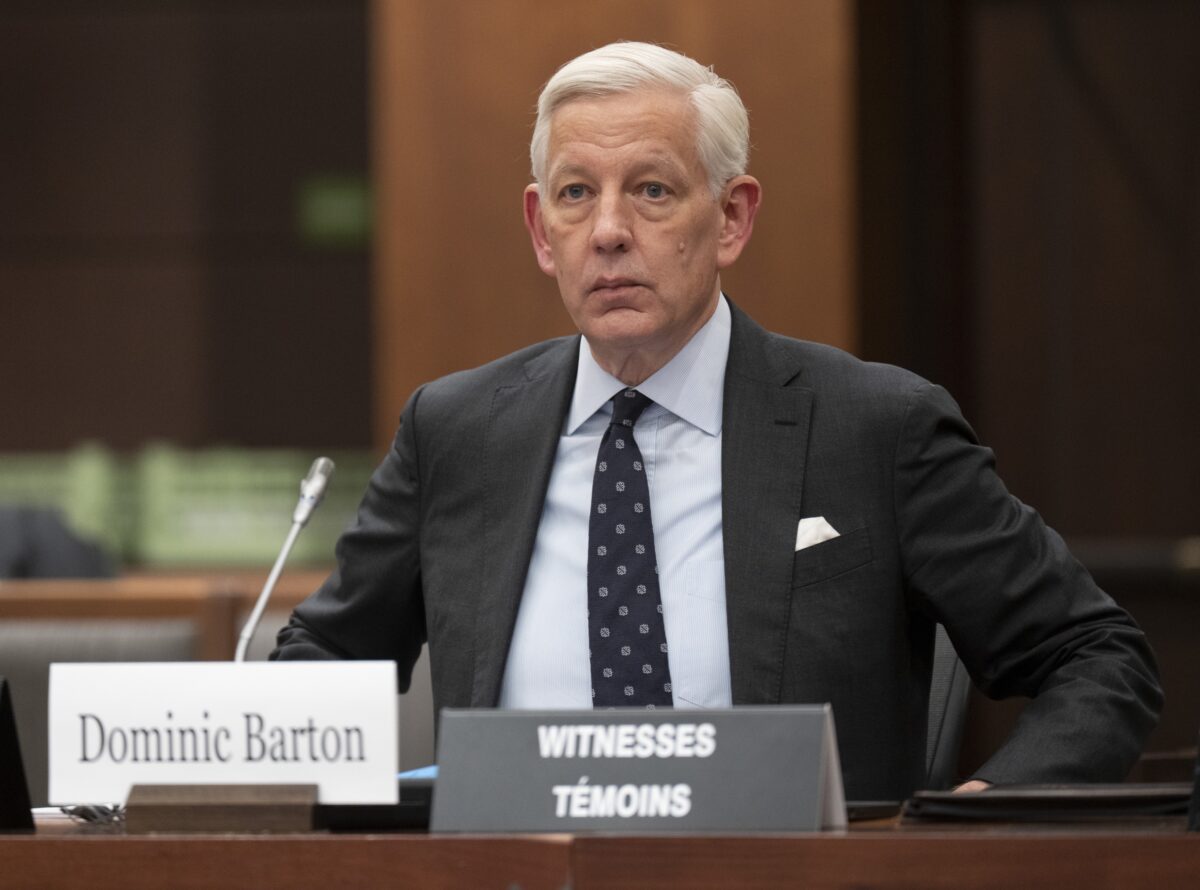 NextImg:Trudeau Is Not a Friend, Says Former McKinsey Boss Barton