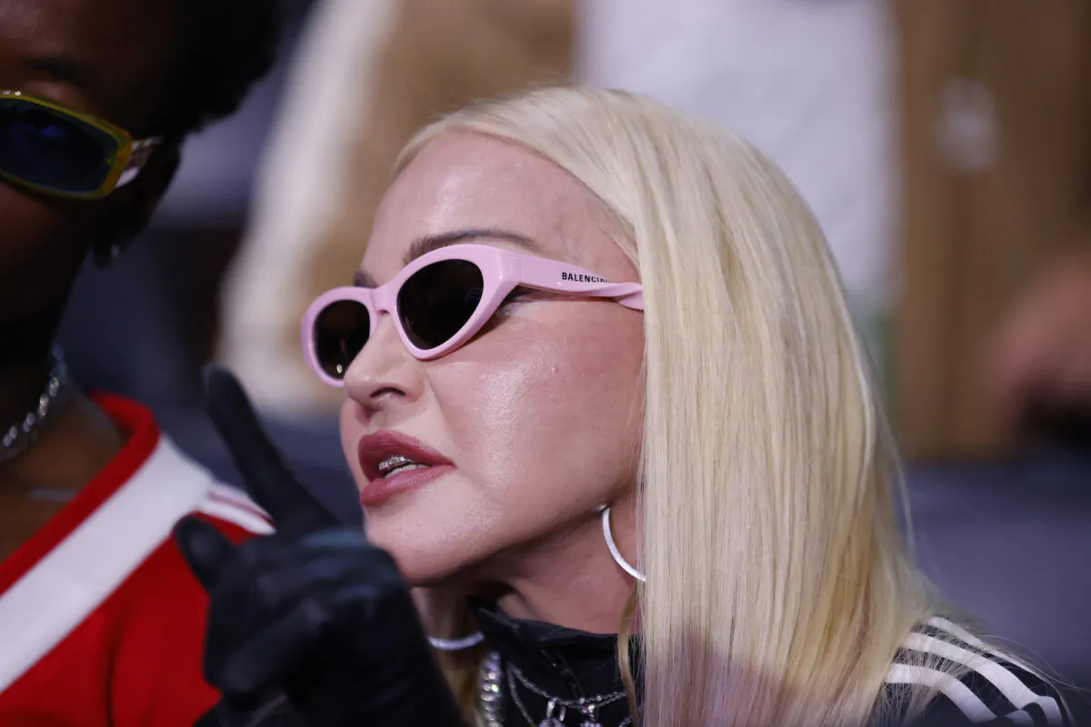 Madonna at Barclays Center in New York City, on May 28, 2022. (Photo by Al Bello/Getty Images)