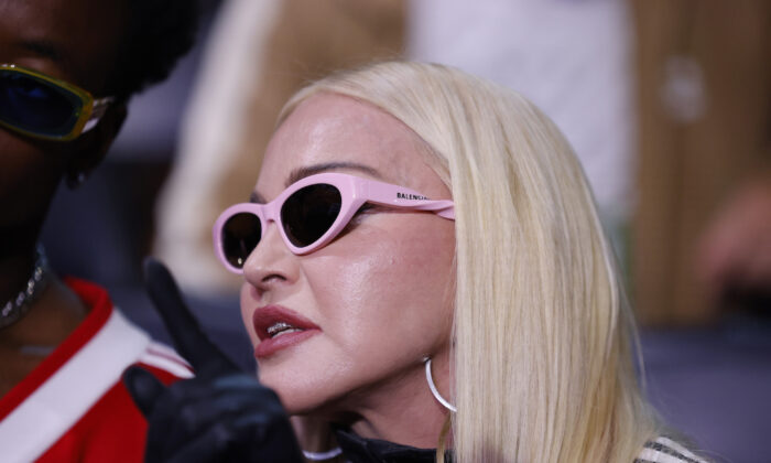 Madonna at Barclays Center in New York City, on May 28, 2022. (Photo by Al Bello/Getty Images)