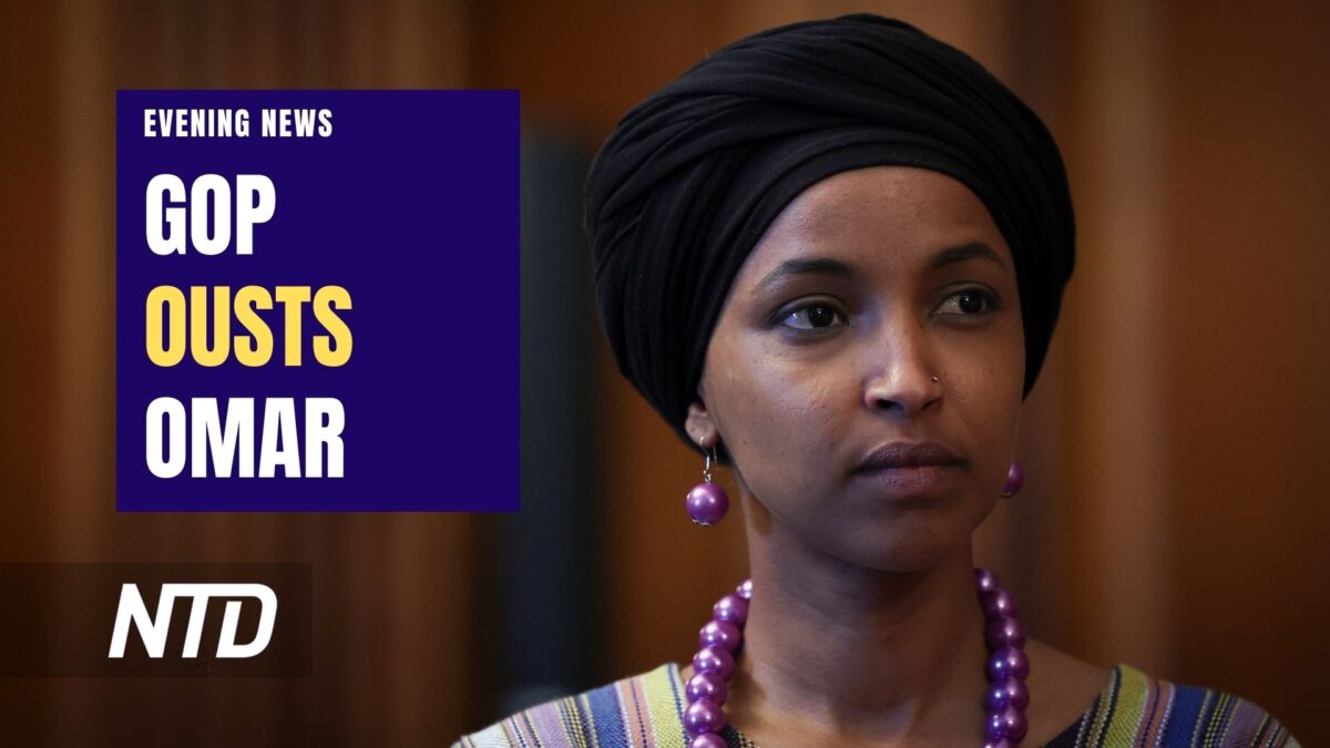 NextImg:LIVE 6:30 PM ET: NTD Evening News (Feb. 2): House Ousts Rep. Ilhan Omar From Powerful Committee; TikTok Should Be Banned From App Stores: Dem