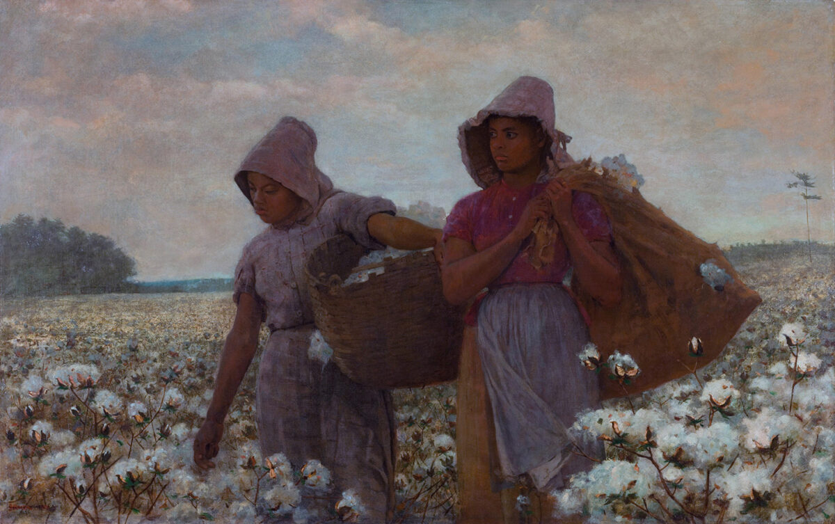 As the young sharecropper Albert E. Brumley strenuously picked his way through blooming cotton, he wished he could “fly away.” It was on that sunny day in 1929  that the most recorded gospel song of all time was born. "The cotton pickers,"1876, by Winslow Homer. Los Angeles County Museum of Art, Los Angeles. (Public Domain)
