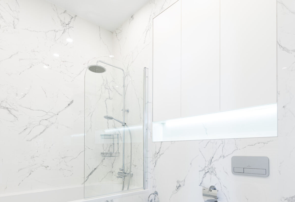 NextImg:Add a Cultured Marble Liner in Shower Stall
