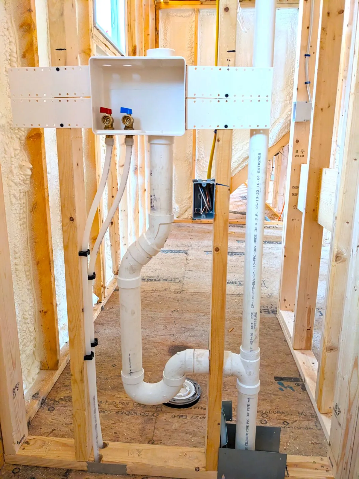 This is what the drainpipe for your washing machine might look like if you had X-ray vision and could see into your walls. The U-shaped pipe near the floor is a trap that holds water. It prevents sewer gas and vermin from entering your home. (Tim Carter/Tribune Content Agency)