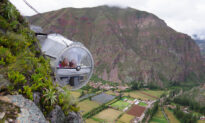 Transparent Pods Hanging From a 1200-Foot Mountain Offer Incredible Views but They Aren’t for the Fainthearted