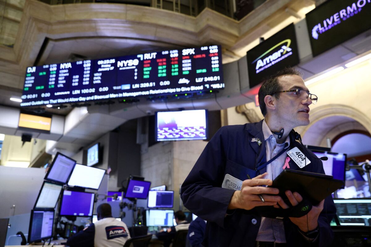 NextImg:Wall Street Tumbles at Open as Jobs Data Fans Higher Rate Worries