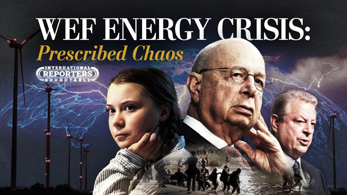 World Economic Forum Agenda; A Manufactured Energy Crisis