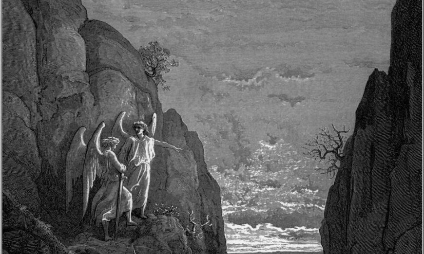 Arts: Searching for Evil Within Ourselves: God’s Angels Look for Satan in the Garden of Eden