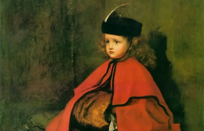 Detail of "My First Sermon," 1863 by John Everett Millais. (Art Renewal Center)