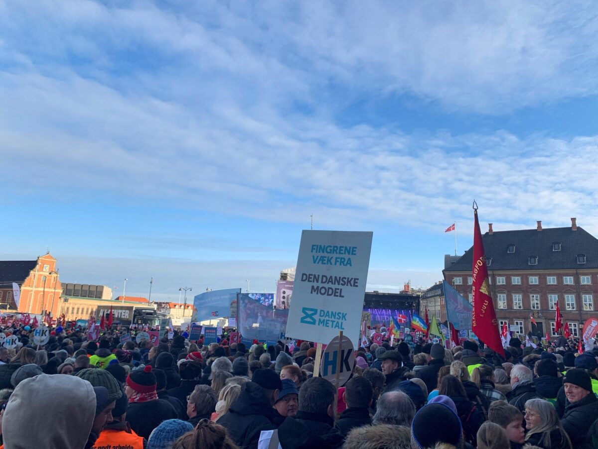 Dane protest