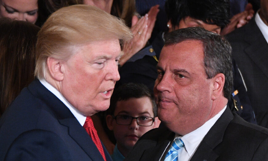 Chris Christie enters Republican race for presidency, making it 11 candidates.