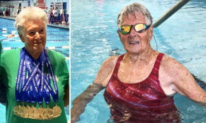 ‘Finish Like Judy!’ 96-Year-Old Swimmer and Gold Medalist Shares Her Secret to Health