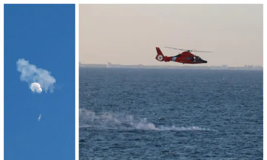 US Military Releases First Pictures of China Spy Balloon Recovery Efforts