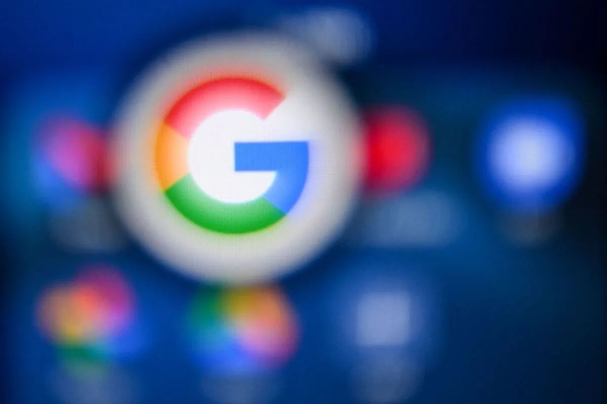 Google's logo on a tablet screen. (Kirill Kudryavtsev/AFP via Getty Images)