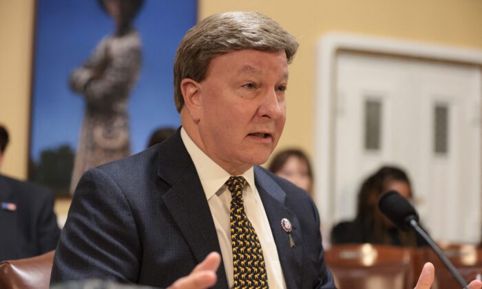 Rep. Mike Rogers (R-Mo.) speaks during a meeting of the House Committee on Rules at the US Capitol in Washington on July 12, 2022. (Oliver Contreras/AFP via Getty Images)