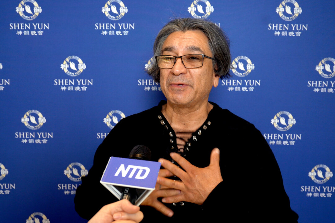 Dave Storm attends Shen Yun's matinee at the Gallo Center for the Arts, on Feb. 1, 2023. (NTD)