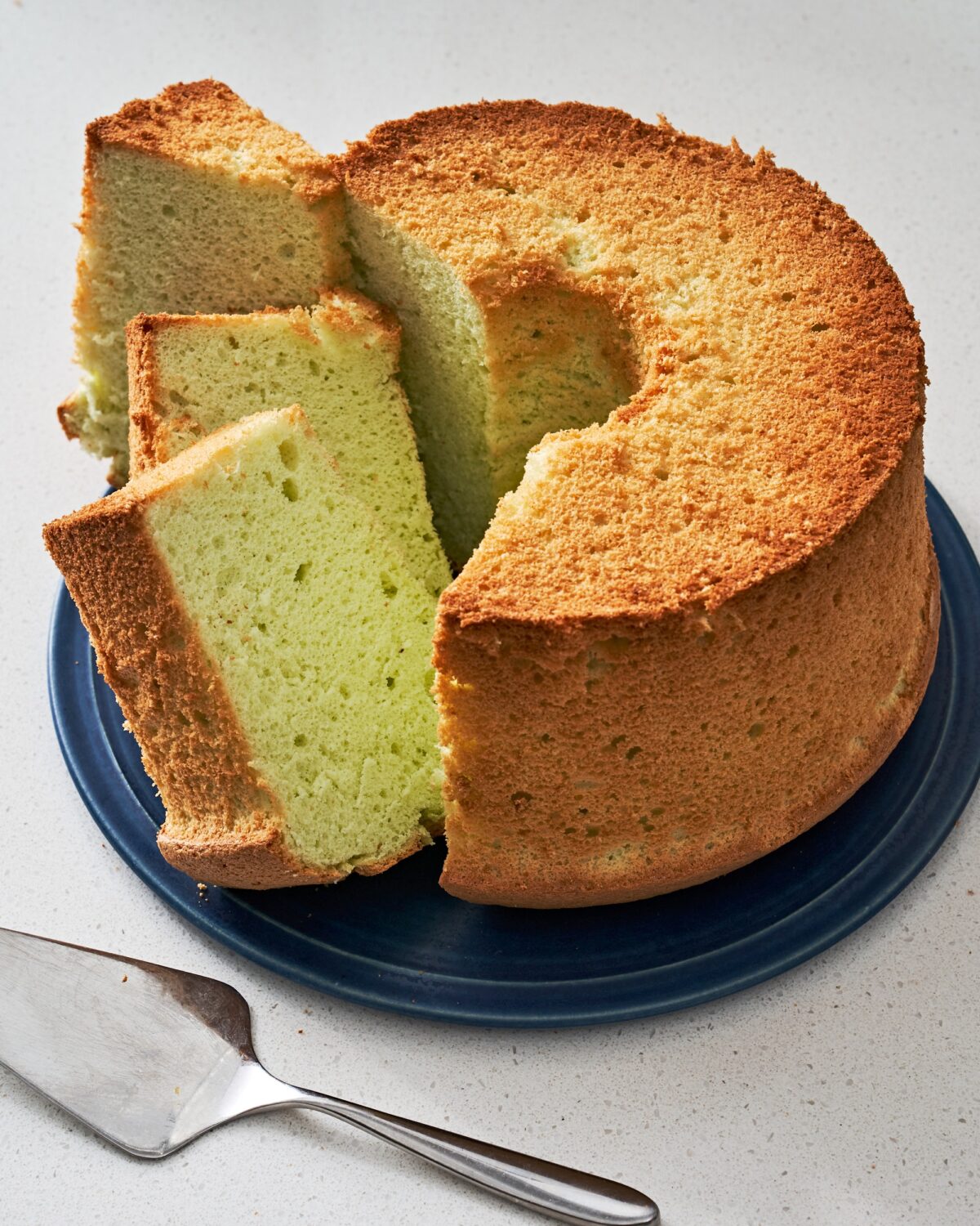The delicate herbal notes of fresh pandan juice shine in this light and spongy chiffon cake. (Courtesy of TheKitchn.com)