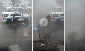VIDEO: Police Officer Rushes Into Raging Texas Tornado to Rescue K9 Partner Trapped in Police Cruiser