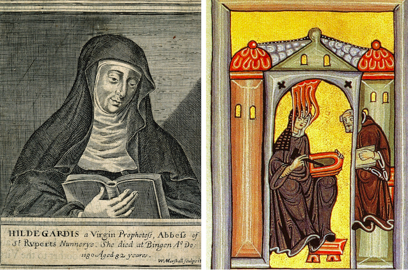 Hailed as a seer for her visions, Hildegard of Bingen wrote books of wisdom and folk medicine, composed music, toured Germany giving sermons, and advised high-ranking leaders in church and state. (Wellcome Library, London. Wellcome Images images@wellcome.ac.uk/CC BY 4.0; Public domain)