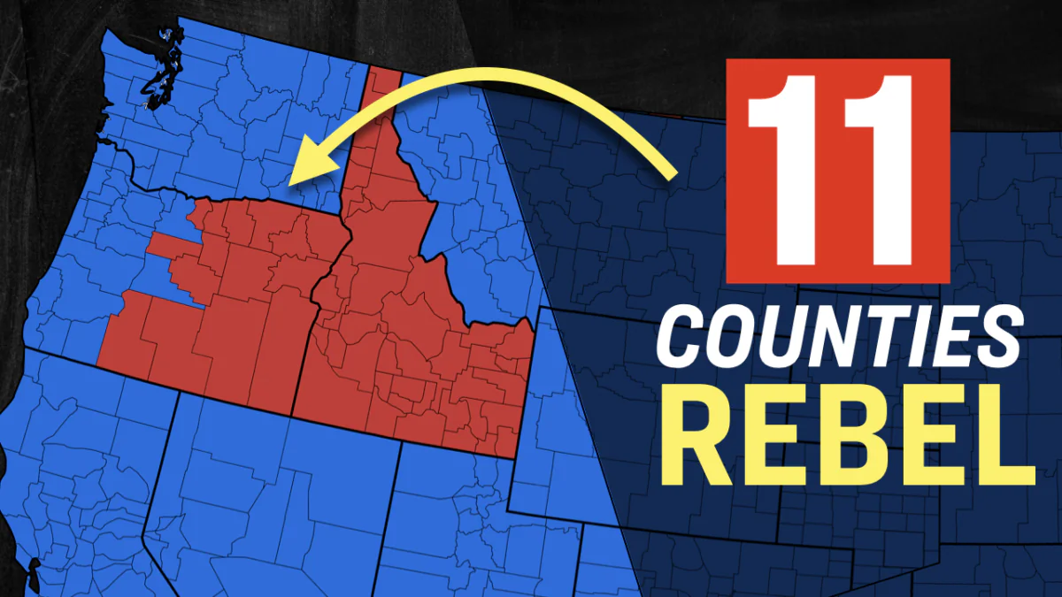 Thirty percent of counties vote to secede from Oregon. (Courtesy of Join Greater Idaho)