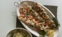 Brighten Dreary Days With Herbed Lemon Shrimp Skewers