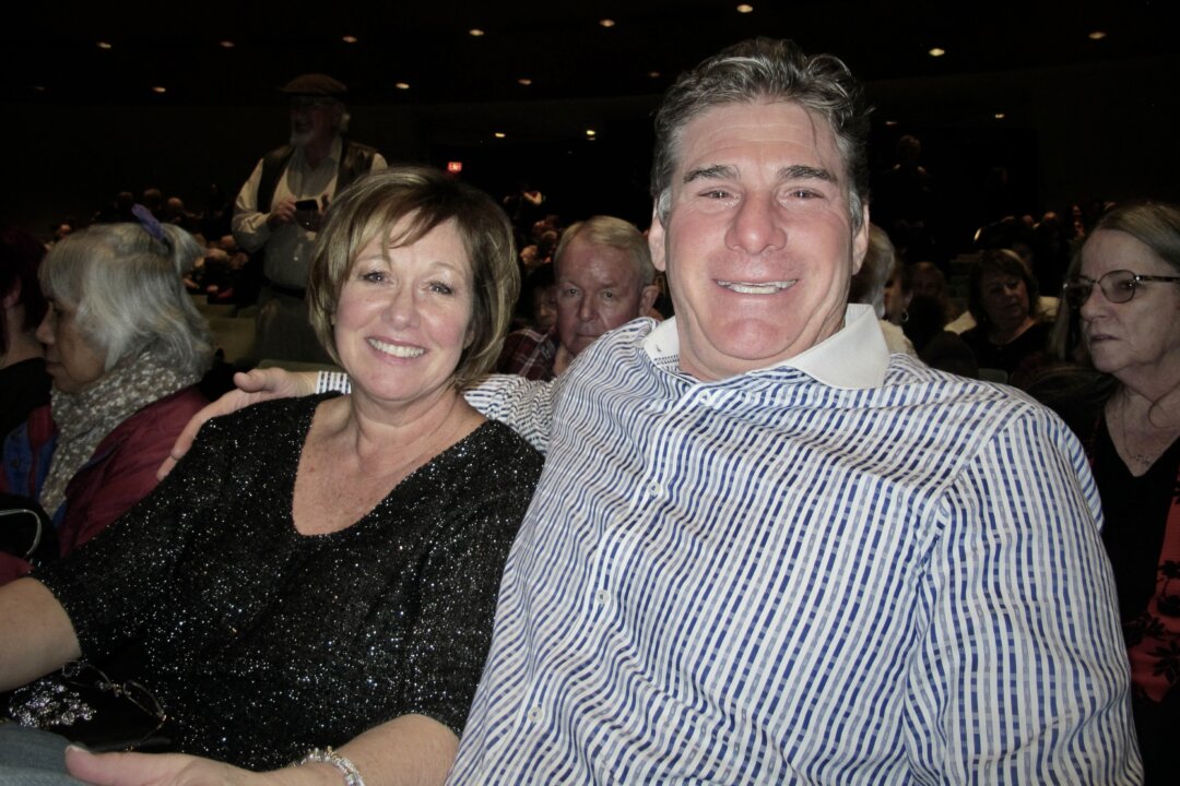 Attorney Bruce Hahn and his wife, Karen, enjoyed Shen Yun’s evening show at Pioneer Center for the Performing Arts, on Feb. 8, 2023. (Mary Mann/The Epoch Times)