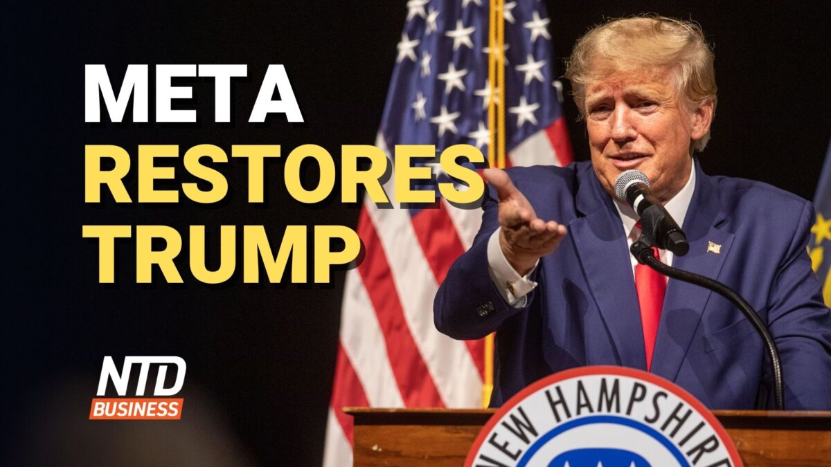 NextImg:LIVE 5 PM ET: NTD Business (Feb. 9): Trump’s Facebook, Instagram Accounts Restored; Disney to Cut 7,000 Jobs to Save Costs