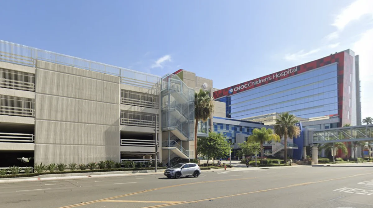 The parking garage for Children's Health of Orange County at 1201 W. La Veta Avenue. (Screenshot via Google Street View)