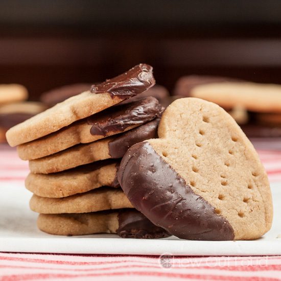 NextImg:Scottish Shortbread Cookies with Chocolate