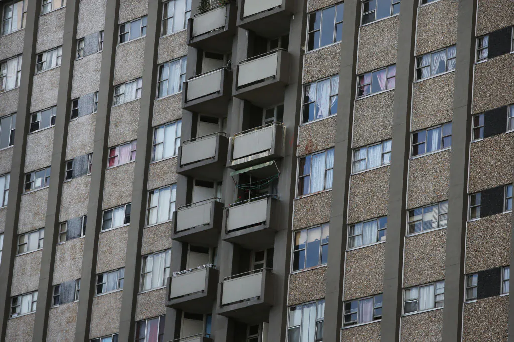 A general view of public housing towers is seen from Morehead Street in Sydney, Australia, on Sept. 16, 2021. (Lisa Maree Williams/Getty Images)