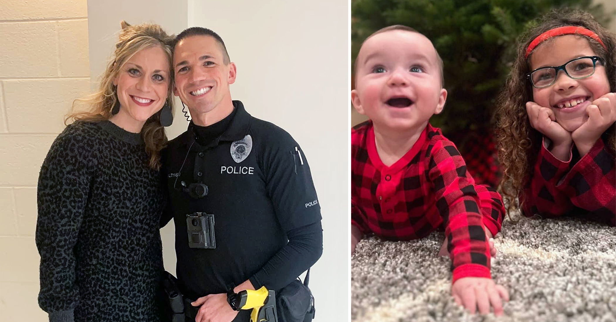 NextImg:Police officer and his wife adopt abandonded newborn just months after adopting their first daughter